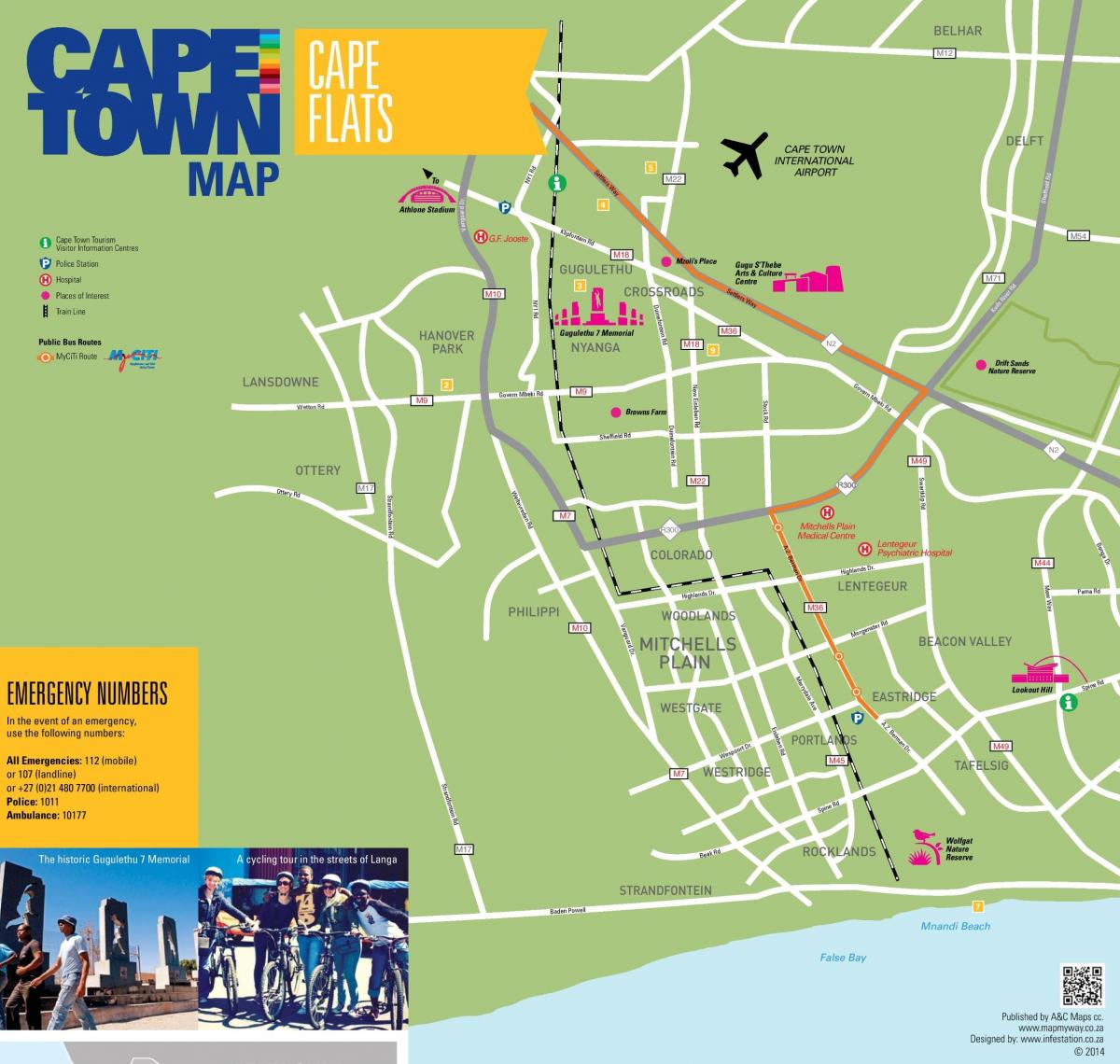 mapa de cape flats