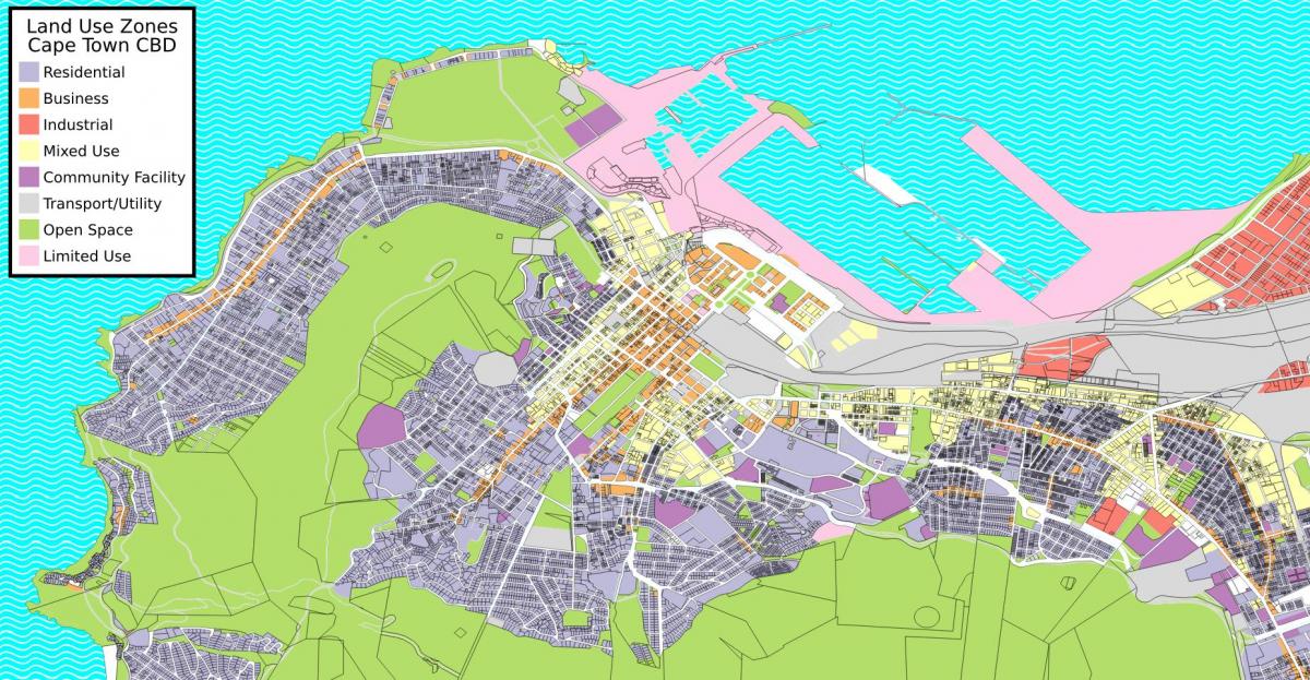 cdb Ciudad del Cabo mapa