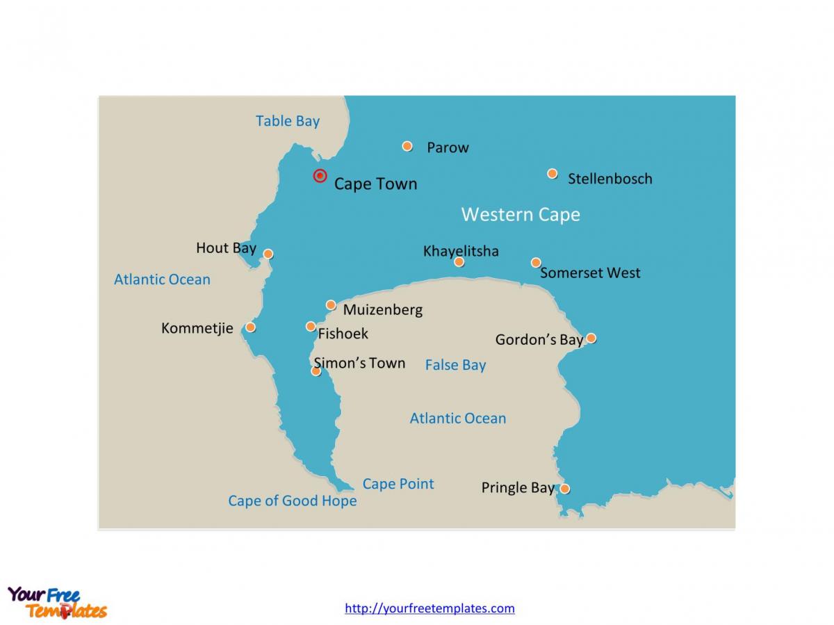 mapa de cabo esperanza