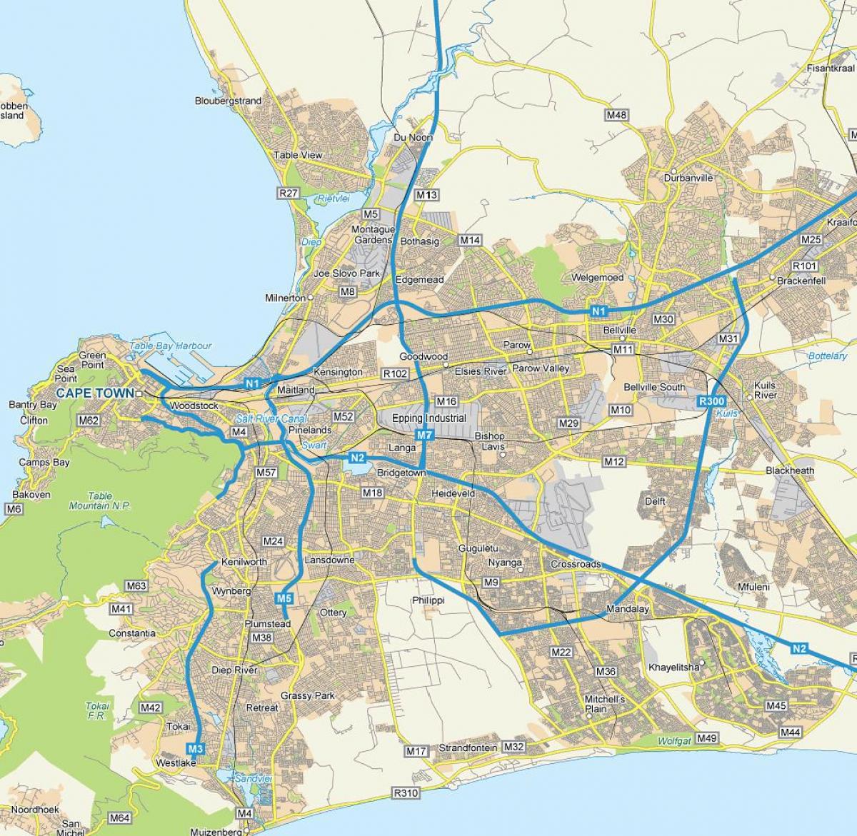 mapa de epping Ciudad del Cabo