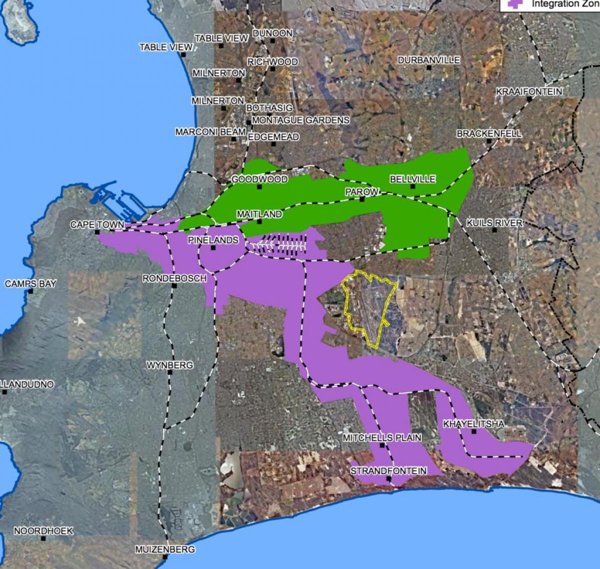 mapa de goodwood Ciudad del Cabo