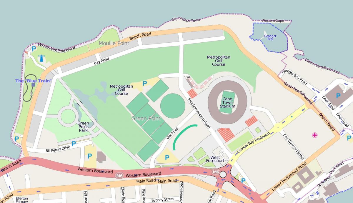 mapa de green point campos en común