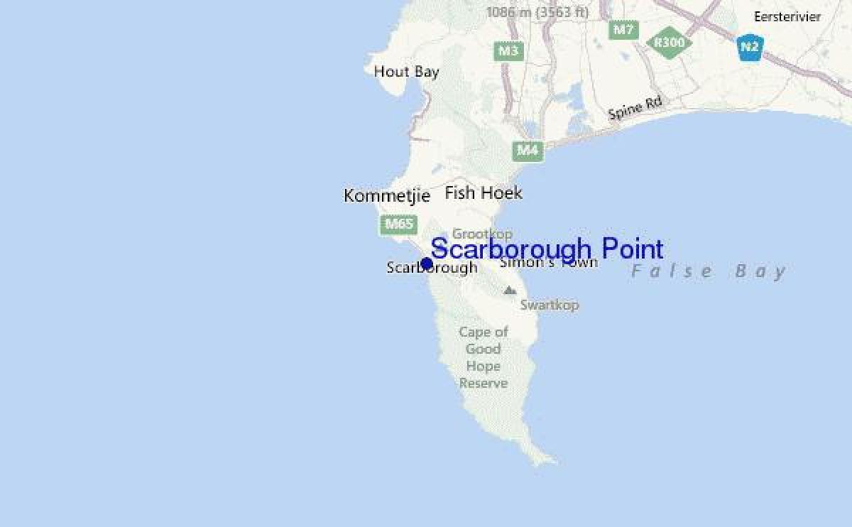 mapa de scarborough Ciudad del Cabo
