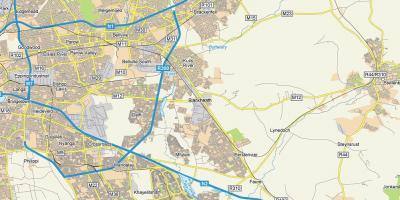 Mapa de blackheath Ciudad del Cabo