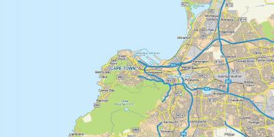Mapa de Ciudad del Cabo fer