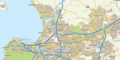 Mapa de edgemead Ciudad del Cabo
