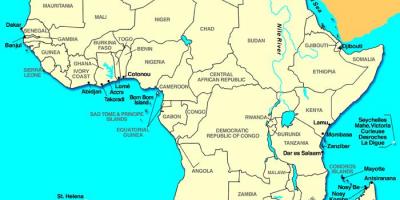 El cabo de áfrica mapa