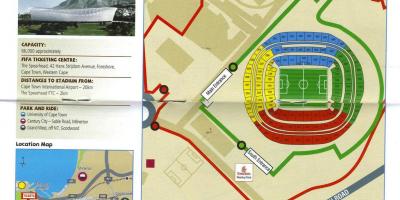 Mapa de green point stadium