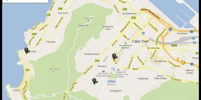 Mapa de kensington Ciudad del Cabo