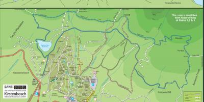 Mapa de kirstenbosch