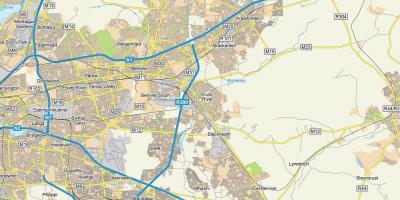 Mapa de kuilsriver Ciudad del Cabo
