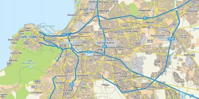 Mapa de langa de Ciudad del Cabo