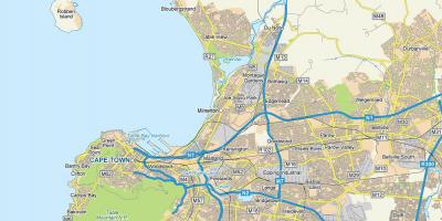 Milnerton Ciudad del Cabo mapa