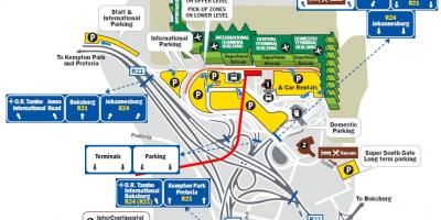 Mapa de or tambo de estacionamiento