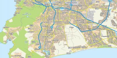 Mapa de ottery Ciudad del Cabo 