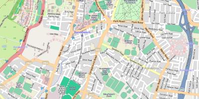 Mapa de rondebosch Ciudad del Cabo
