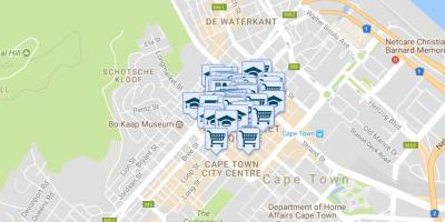 Mapa de shortmarket street Ciudad del Cabo